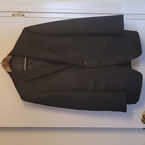 Polo Ralph Lauren Sport Coat Blazer Green Navy Glen Plaid Wool 42L